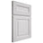 Shiloh Cabinetry Full Overlay Kendall Paintable Pure White Door