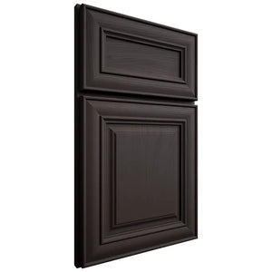 Shiloh Cabinetry Full Overlay Kendall Poplar Plain Cut Carbon Door