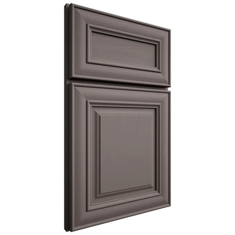 Shiloh Cabinetry Full Overlay Kendall Poplar Plain Cut Heatherstone Door