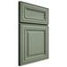 Shiloh Cabinetry Full Overlay Kendall Poplar Plain Cut Moss Door