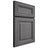 Shiloh Cabinetry Full Overlay Kendall Red Oak Plain Cut Cadet Door