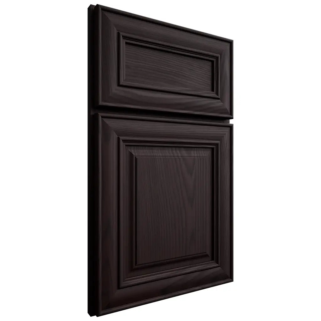Shiloh Cabinetry Full Overlay Kendall Red Oak Plain Cut Espresso Door