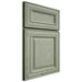 Shiloh Cabinetry Full Overlay Kendall Red Oak Plain Cut Moss Door