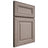 Shiloh Cabinetry Full Overlay Kendall Red Oak Plain Cut Sterling Door