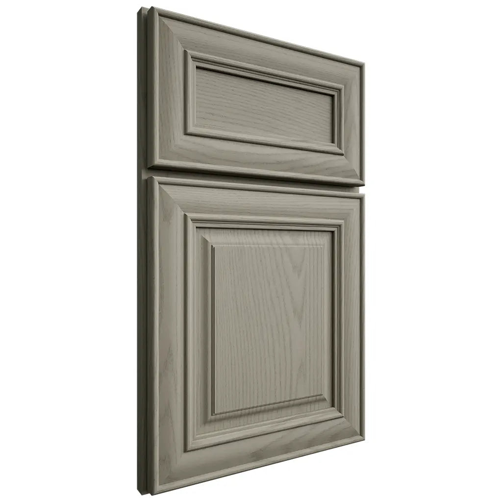 Shiloh Cabinetry Full Overlay Kendall Red Oak Plain Cut Thyme Door