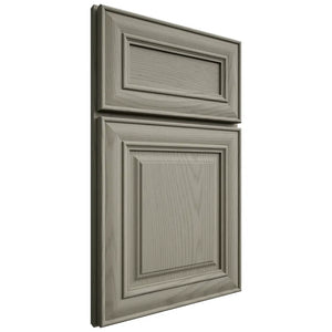 Shiloh Cabinetry Full Overlay Kendall Red Oak Plain Cut Thyme Door