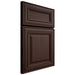 Shiloh Cabinetry Full Overlay Kendall Walnut Plain Cut Bison Door