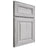 Shiloh Cabinetry Full Overlay Kendall Walnut Plain Cut Stratus Door