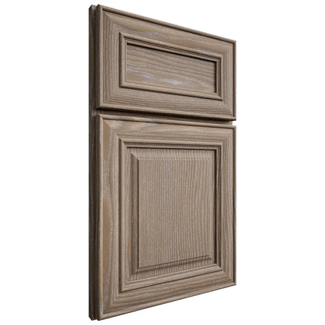 Shiloh Cabinetry Full Overlay Kendall White Oak Plain Cut Almond Door
