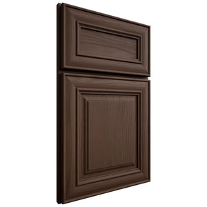 Shiloh Cabinetry Full Overlay Kendall White Oak Plain Cut Braun Door