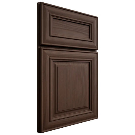 Shiloh Cabinetry Full Overlay Kendall White Oak Plain Cut Braun Door