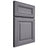 Shiloh Cabinetry Full Overlay Kendall White Oak Plain Cut Cadet Door