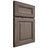Shiloh Cabinetry Full Overlay Kendall White Oak Plain Cut Clay Door