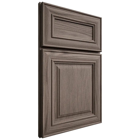 Shiloh Cabinetry Full Overlay Kendall White Oak Plain Cut Clay Door