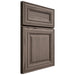 Shiloh Cabinetry Full Overlay Kendall White Oak Plain Cut Clay Door