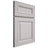 Shiloh Cabinetry Full Overlay Kendall White Oak Plain Cut Cotton Door