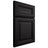 Shiloh Cabinetry Full Overlay Kendall White Oak Plain Cut Espresso Door