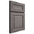 Shiloh Cabinetry Full Overlay Kendall White Oak Plain Cut Flagstone Door