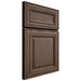 Shiloh Cabinetry Full Overlay Kendall White Oak Plain Cut Mineral Door