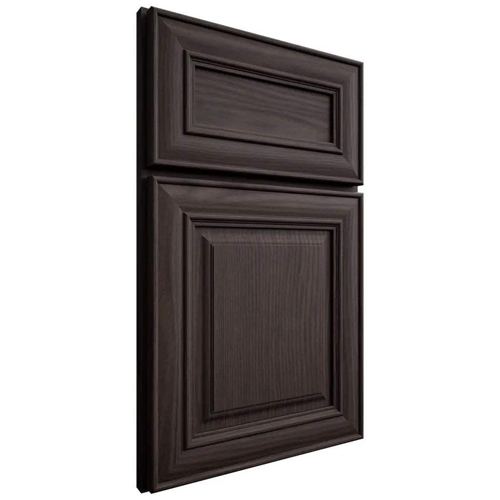 Shiloh Cabinetry Full Overlay Kendall White Oak Plain Cut Morel Door