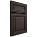 Shiloh Cabinetry Full Overlay Kendall White Oak Plain Cut Morel Door