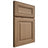 Shiloh Cabinetry Full Overlay Kendall White Oak Plain Cut Natural Door