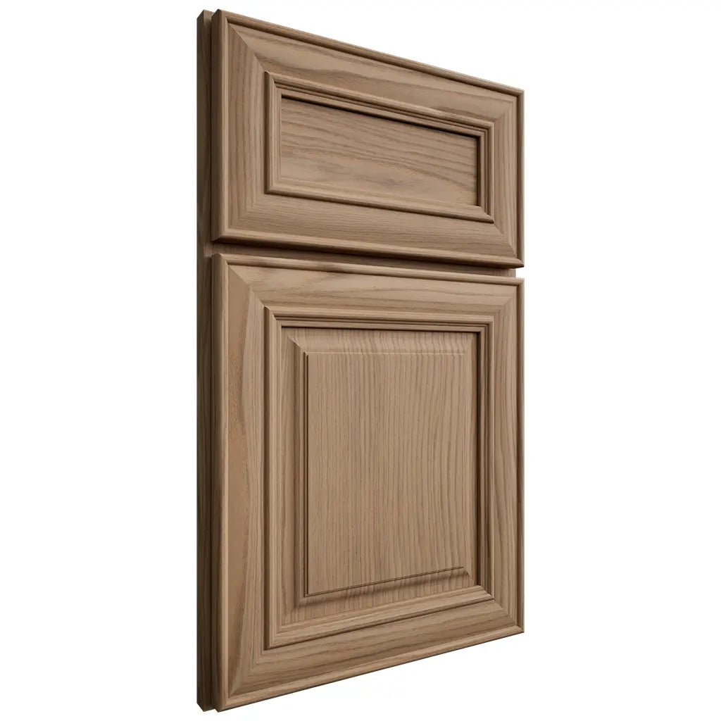 Shiloh Cabinetry Full Overlay Kendall White Oak Plain Cut Natural Door