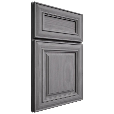 Shiloh Cabinetry Full Overlay Kendall White Oak Plain Cut Sterling Door