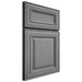 Shiloh Cabinetry Full Overlay Kendall White Oak Plain Cut Sterling Door