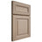 Shiloh Cabinetry Full Overlay Kendall White Oak Plain Cut Straw Door
