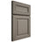 Shiloh Cabinetry Full Overlay Kendall White Oak Plain Cut Thyme Door