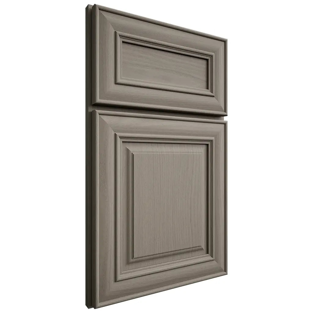 Shiloh Cabinetry Full Overlay Kendall White Oak Plain Cut Thyme Door