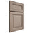 Shiloh Cabinetry Full Overlay Kendall White Oak Plain Cut Whitewash Door