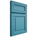 Shiloh Cabinetry Full Overlay Kendall White Oak Quarter Sawn Aqua Door