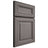 Shiloh Cabinetry Full Overlay Kendall White Oak Quarter Sawn Flagstone Door