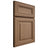 Shiloh Cabinetry Full Overlay Kendall White Oak Quarter Sawn Medium Door