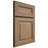 Shiloh Cabinetry Full Overlay Kendall White Oak Quarter Sawn Natural Door