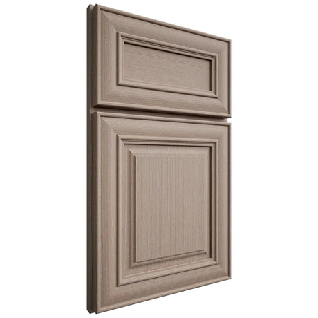 Shiloh Cabinetry Full Overlay Kendall White Oak Quarter Sawn Whitewash Door