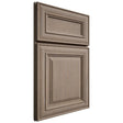 Shiloh Cabinetry Full Overlay Kendall White Oak Rift Cut Almond Door