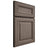 Shiloh Cabinetry Full Overlay Kendall White Oak Rift Cut Clay Door