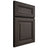 Shiloh Cabinetry Full Overlay Kendall White Oak Rift Cut Creekside Door