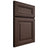 Shiloh Cabinetry Full Overlay Kendall White Oak Rift Cut Dusk Door