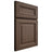 Shiloh Cabinetry Full Overlay Kendall White Oak Rift Cut Mineral Door