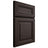 Shiloh Cabinetry Full Overlay Kendall White Oak Rift Cut Morel Door