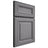 Shiloh Cabinetry Full Overlay Kendall White Oak Rift Cut Sterling Door