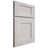 Shiloh Cabinetry Full Overlay Lancaster Alder Plain Cut Cotton Door