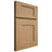 Shiloh Cabinetry Full Overlay Lancaster Alder Plain Cut Natural Door