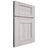 Shiloh Cabinetry Full Overlay Lancaster Hickory Plain Cut Cotton Door