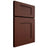 Shiloh Cabinetry Full Overlay Lancaster Maple Plain Cut Sable Door