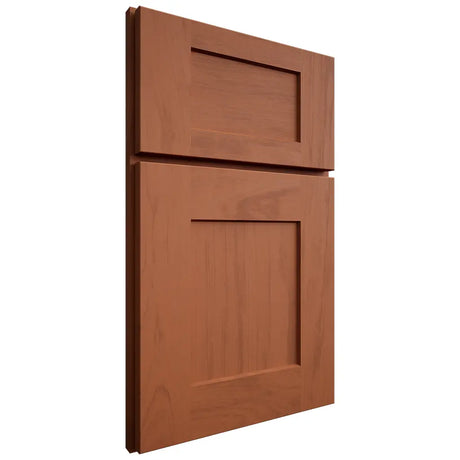 Shiloh Cabinetry Full Overlay Lancaster Maple Plain Cut Spice Door